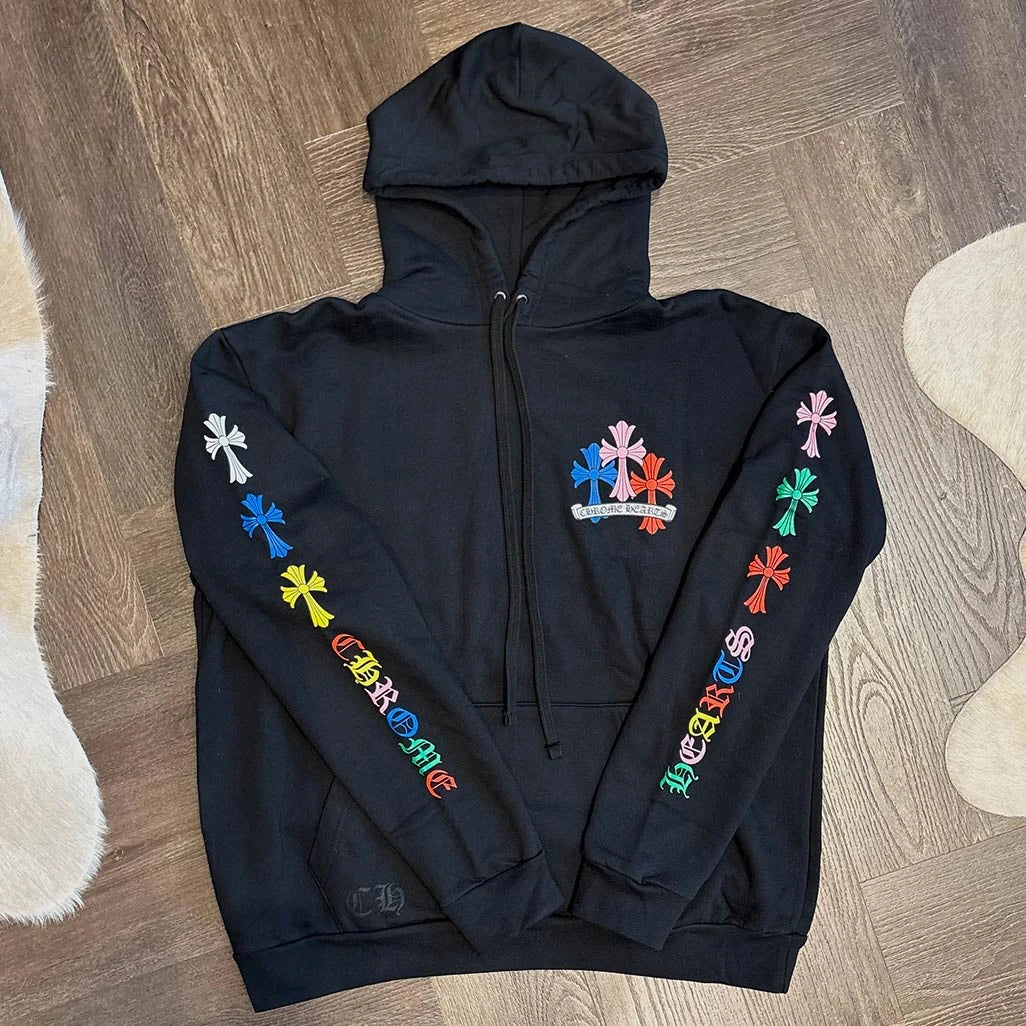 Chrome Hearts Multi Colour Patch Hoodie - 1