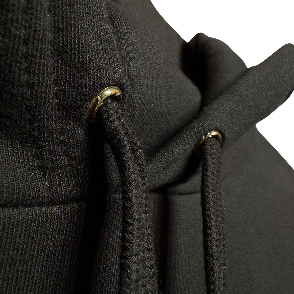 Chrome Hearts Script Hoodie Black Gold - 5