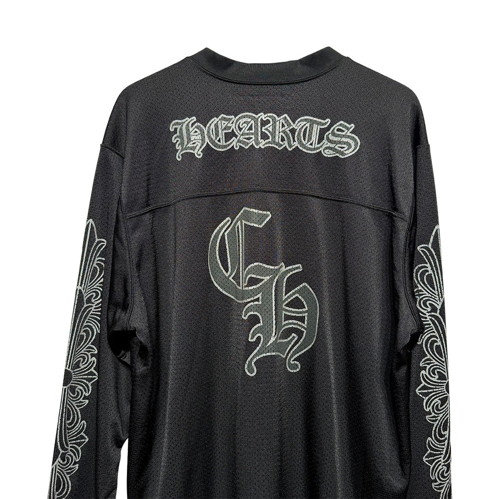 Chrome Hearts Script Mesh Long Sleeve Jersey Black - 2