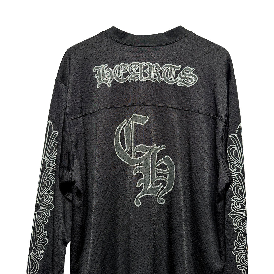 Chrome Hearts Script Mesh Long Sleeve Jersey Black - 2