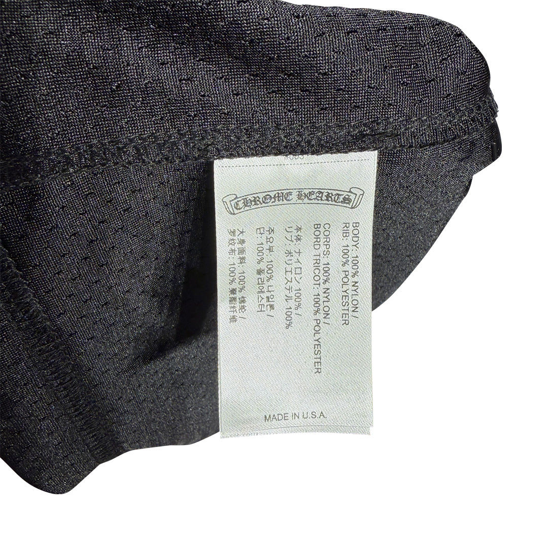 Chrome Hearts Script Mesh Long Sleeve Jersey Black - 6