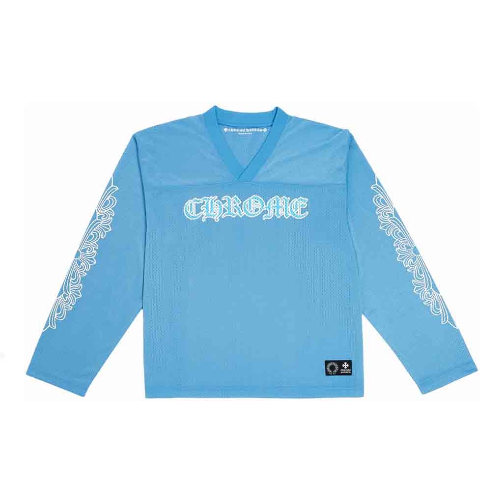 Chrome Hearts Sports Mesh Warm Up Jersey Blue