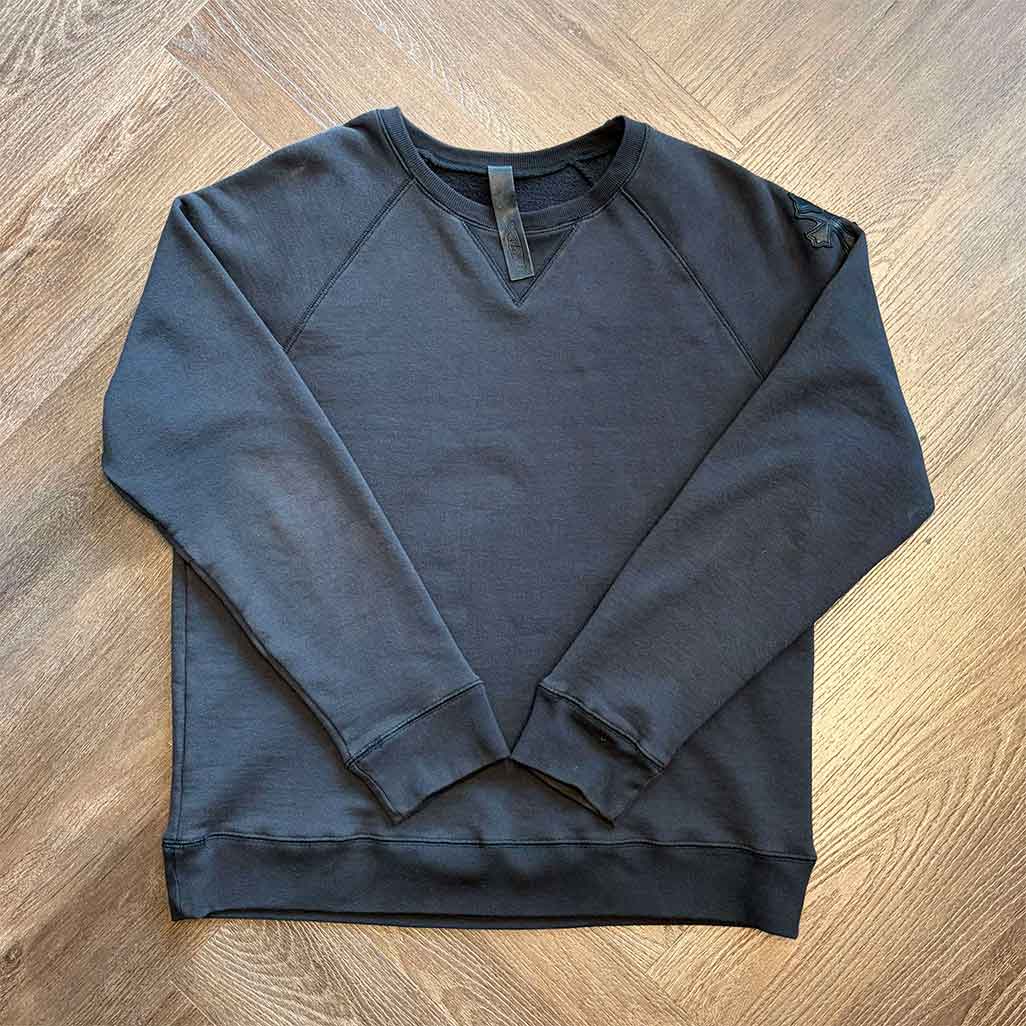 Chrome Hearts Triple Leather Cross Patch Crewneck Sweatshirt