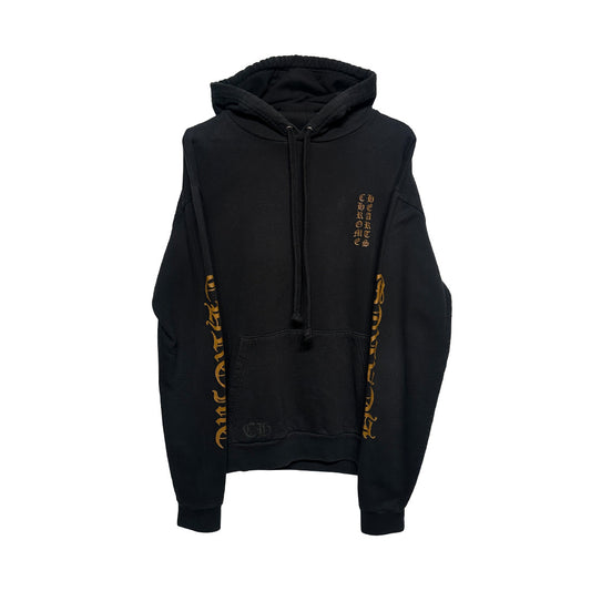 Chrome Hearts Vertical Logo Hoodie Black Brown - 1