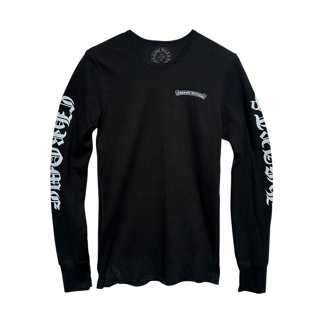 Chrome Hearts Waffle Long Sleeve Black Blue - 1