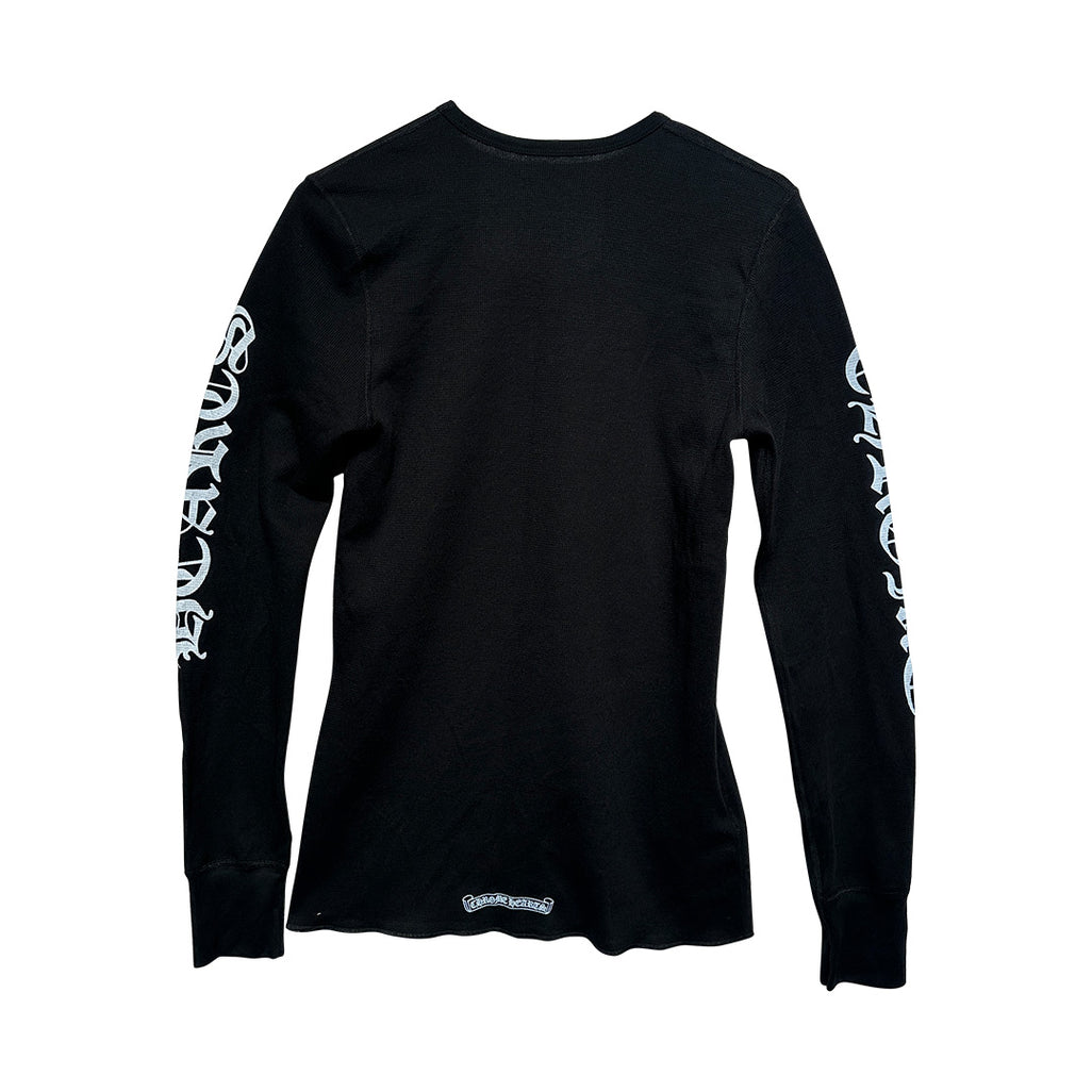 Chrome Hearts Waffle Long Sleeve Black Blue - 2
