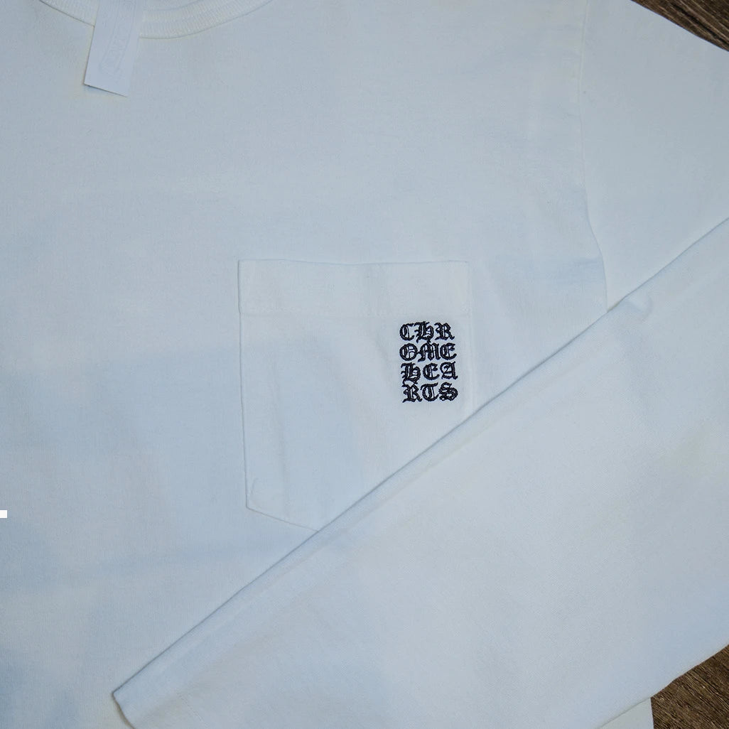 Chrome Hearts White Long Sleeve T-Shirt Marlowe - 4