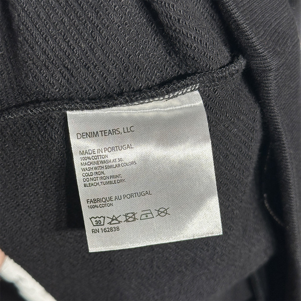 Denim Tears Cotton Wreath Hoodie Black - 4
