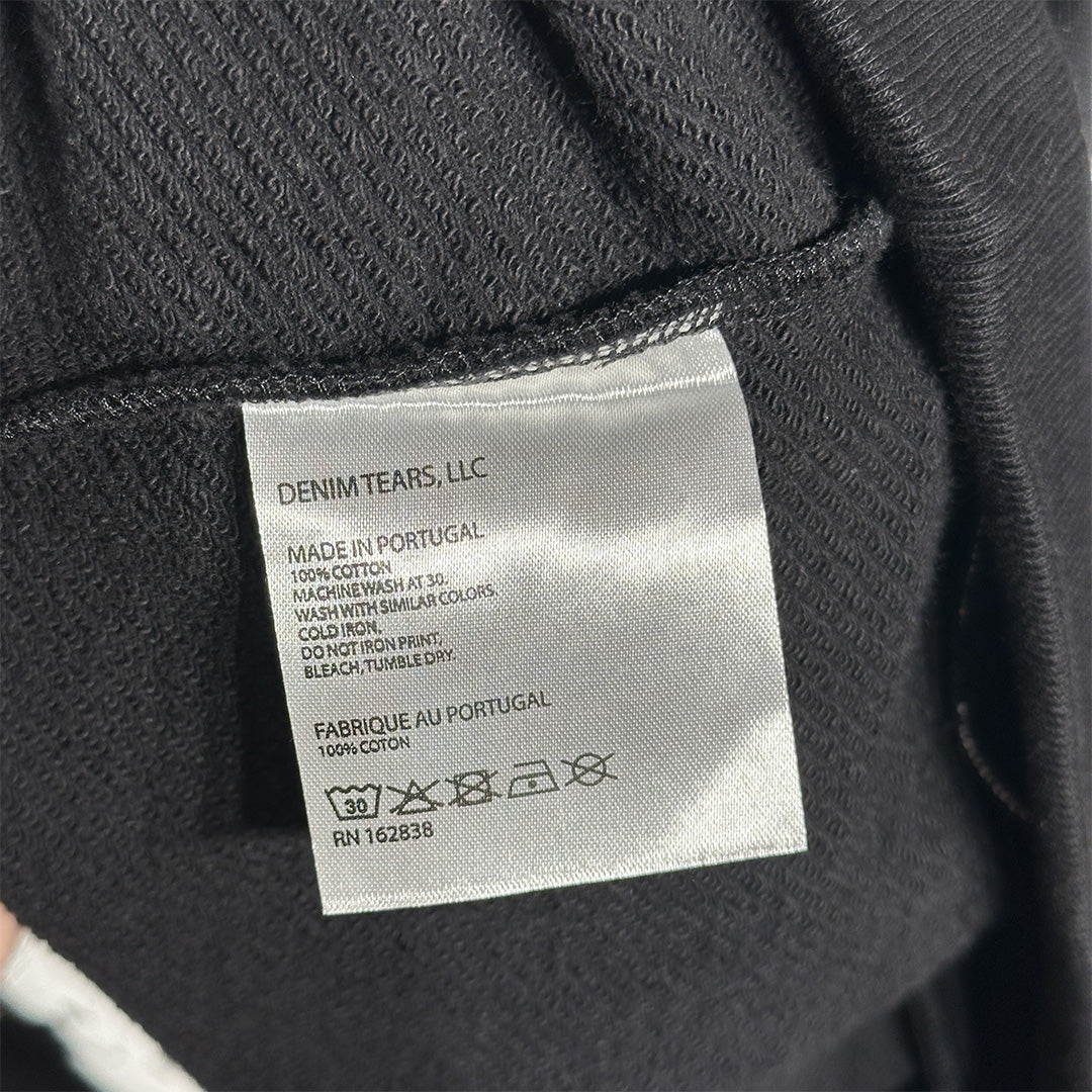Denim Tears Cotton Wreath Hoodie Black - 4