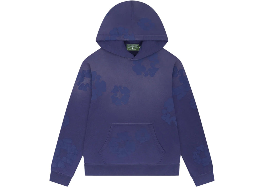Denim Tears Cotton Wreath Hoodie Washed Blue - 1