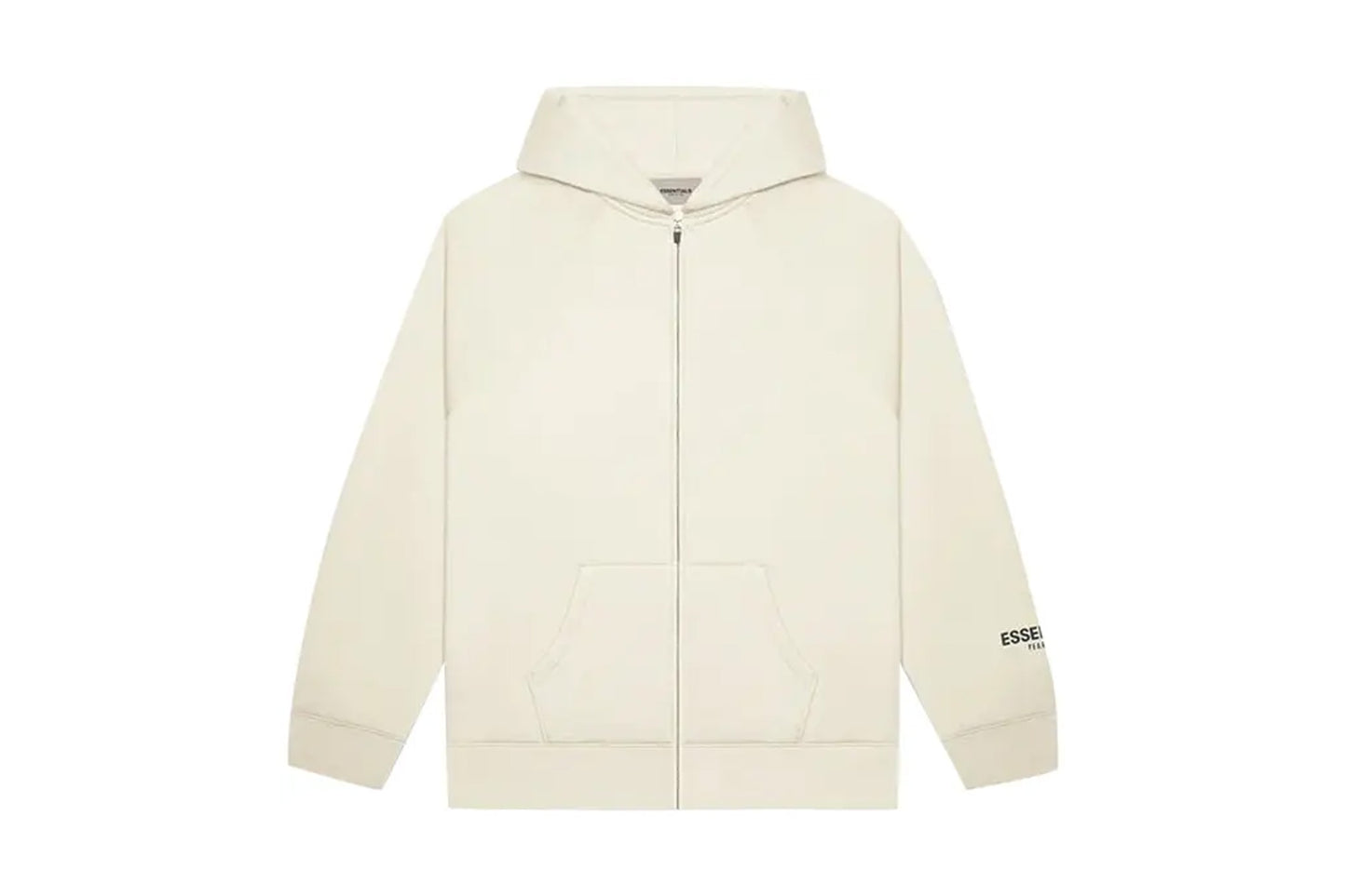 Essentials Fear of God Zip Hoodie Cream - 1