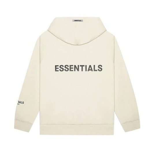 Fear of God Essentials Full Zip Hoodie Cream