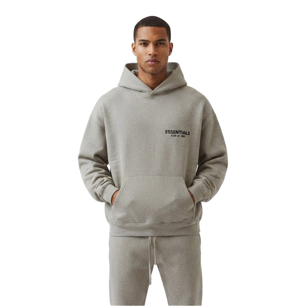 Fear of God Essentials Hoodie 'Dark Oatmeal' (SS22)