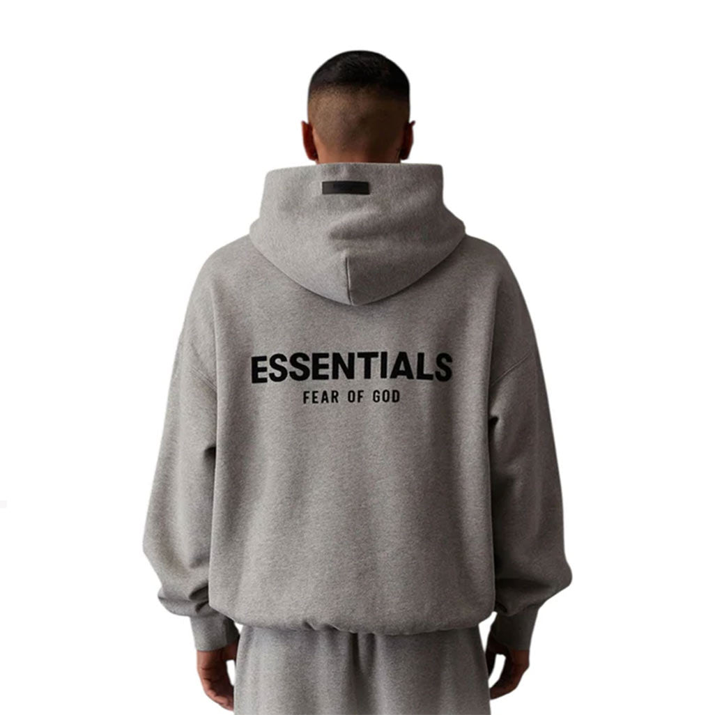 Fear of God Essentials Hoodie 'Dark Oatmeal' (SS22)