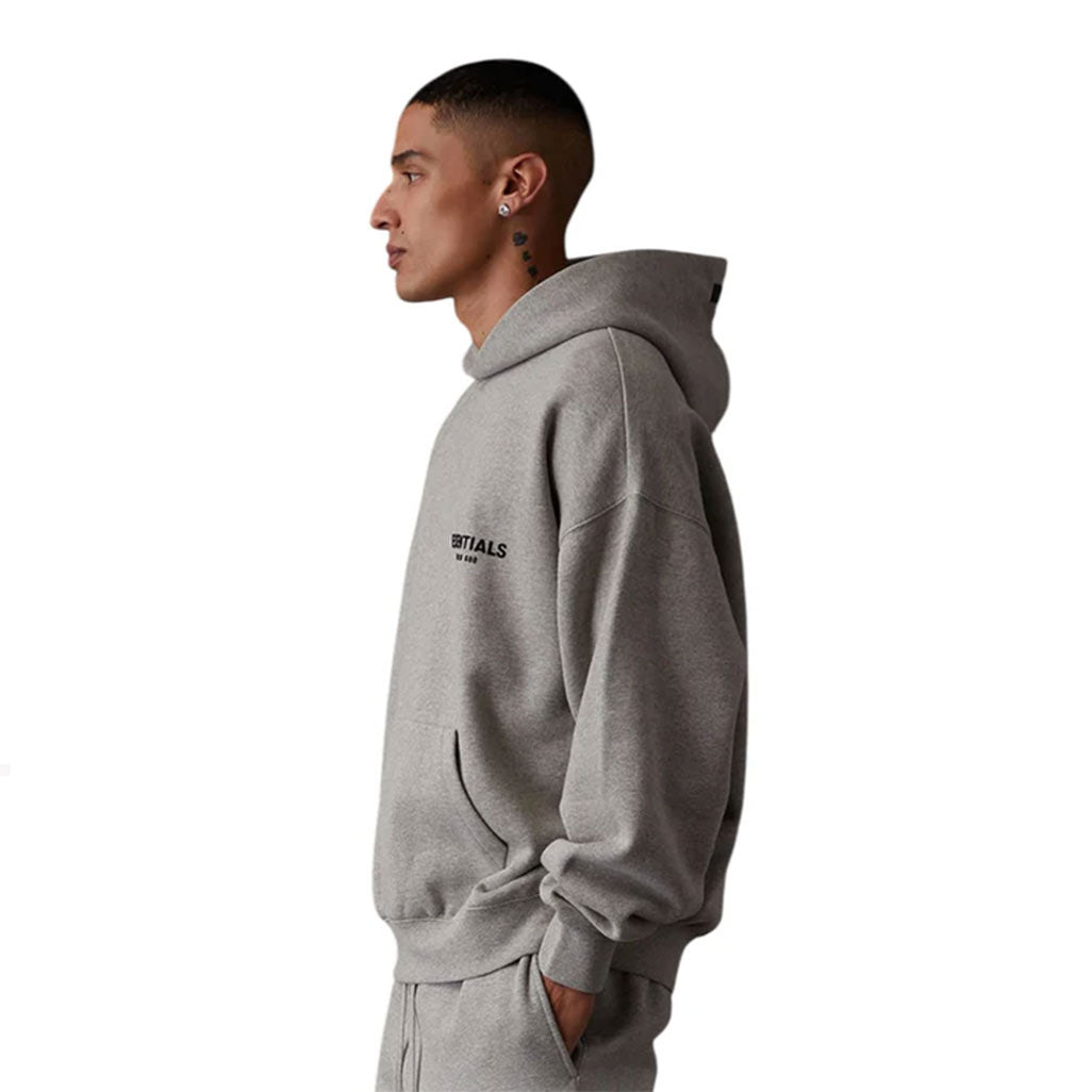 Fear of God Essentials Hoodie 'Dark Oatmeal' (SS22)