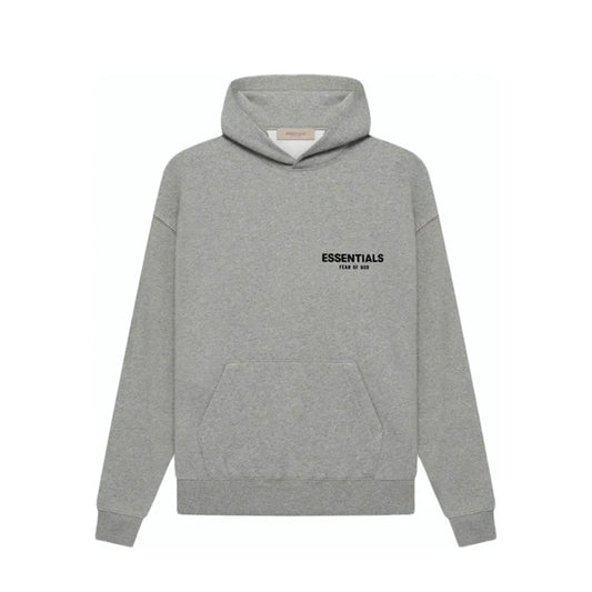 Fear of God Essentials Hoodie 'Dark Oatmeal' (SS22)