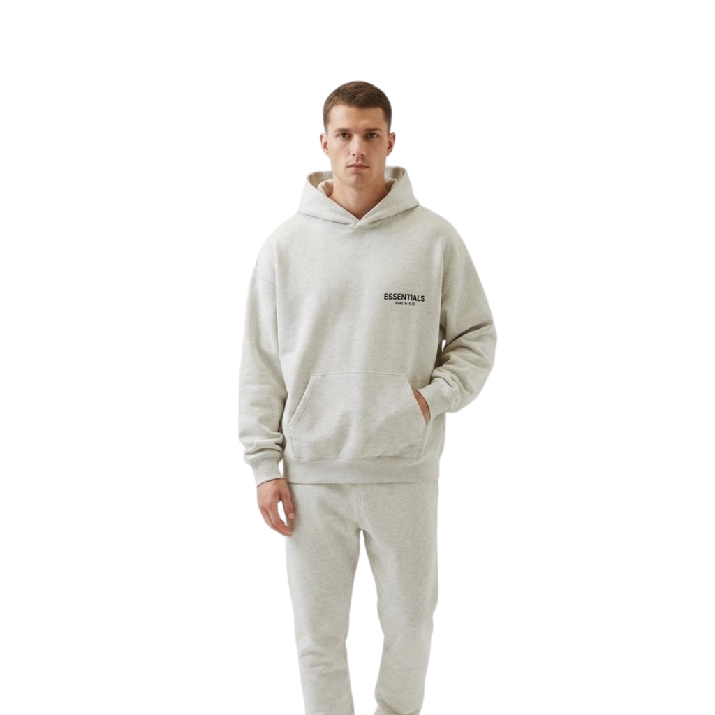 Fear of God Essentials Hoodie 'Light Oatmeal' (SS22)