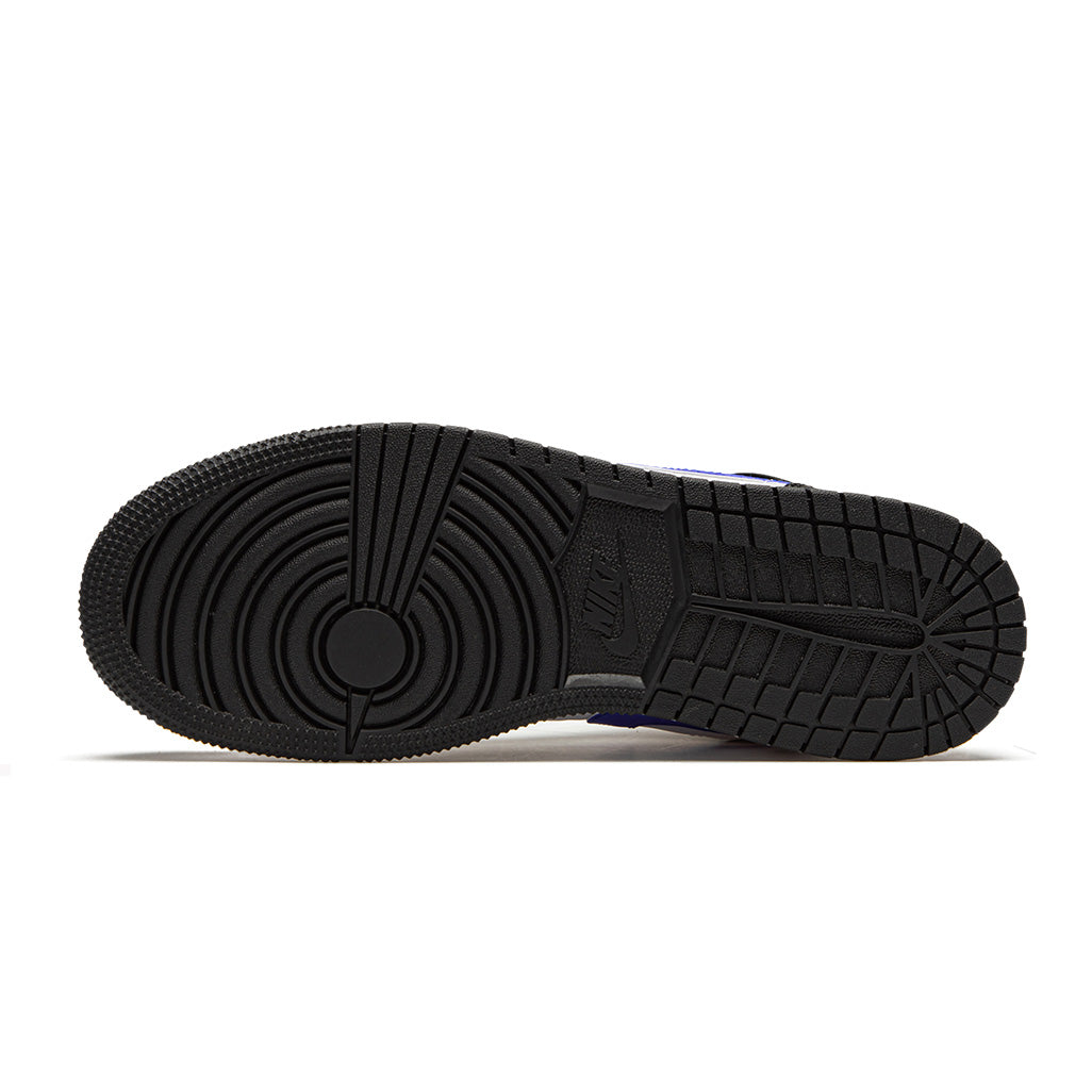Air Jordan 1 Mid Black Racer Blue White (GS)