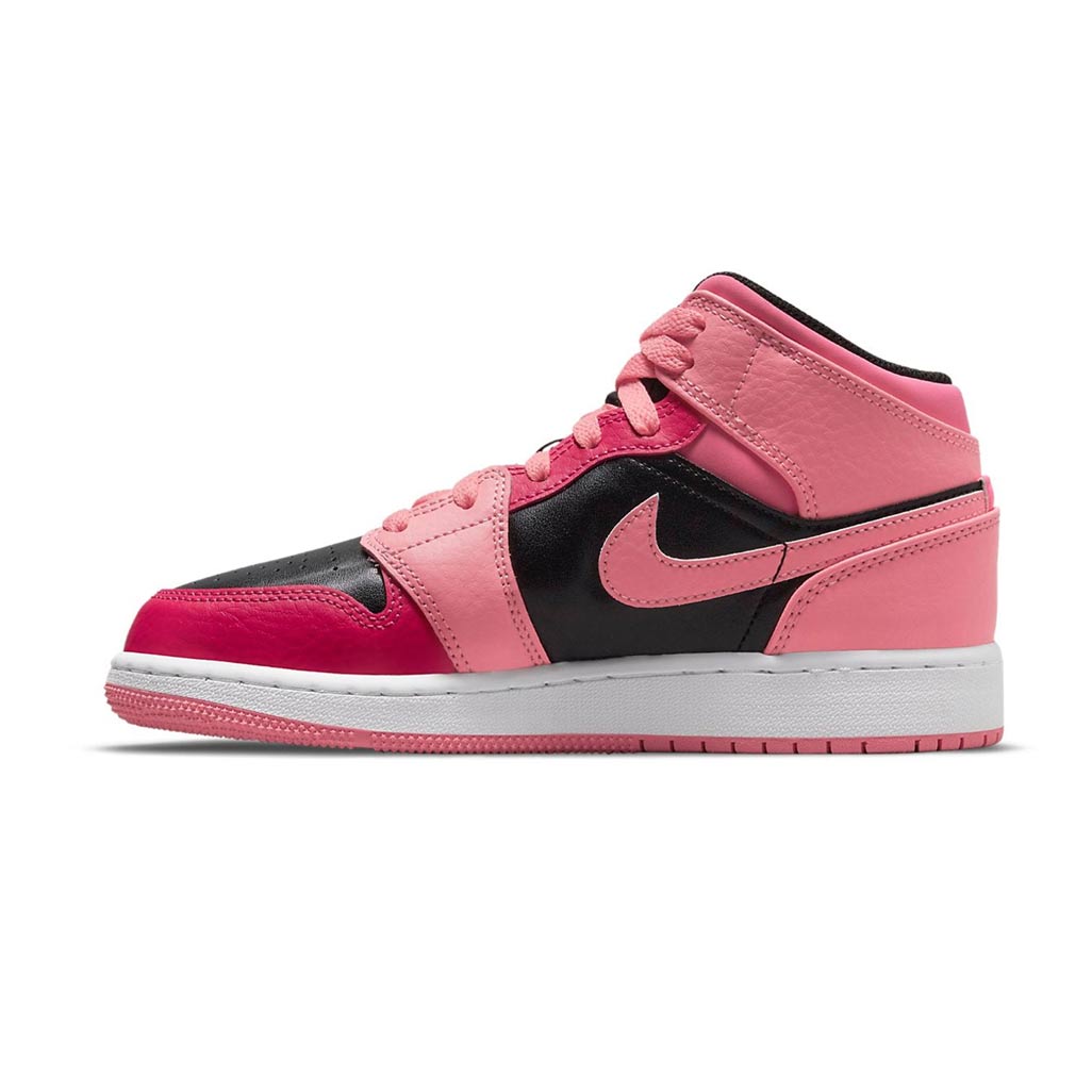 Air Jordan 1 Mid Coral Chalk GS