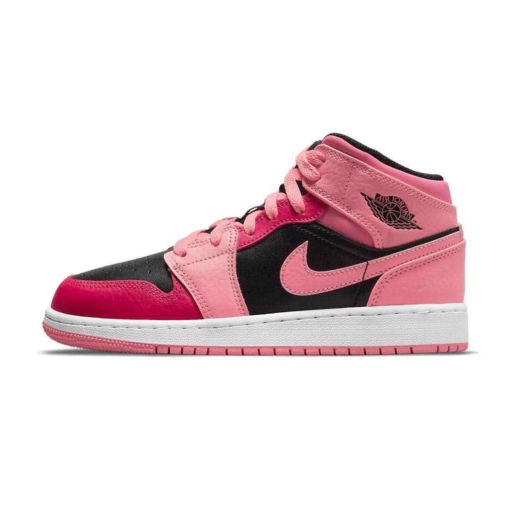 Air Jordan 1 Mid Coral Chalk GS