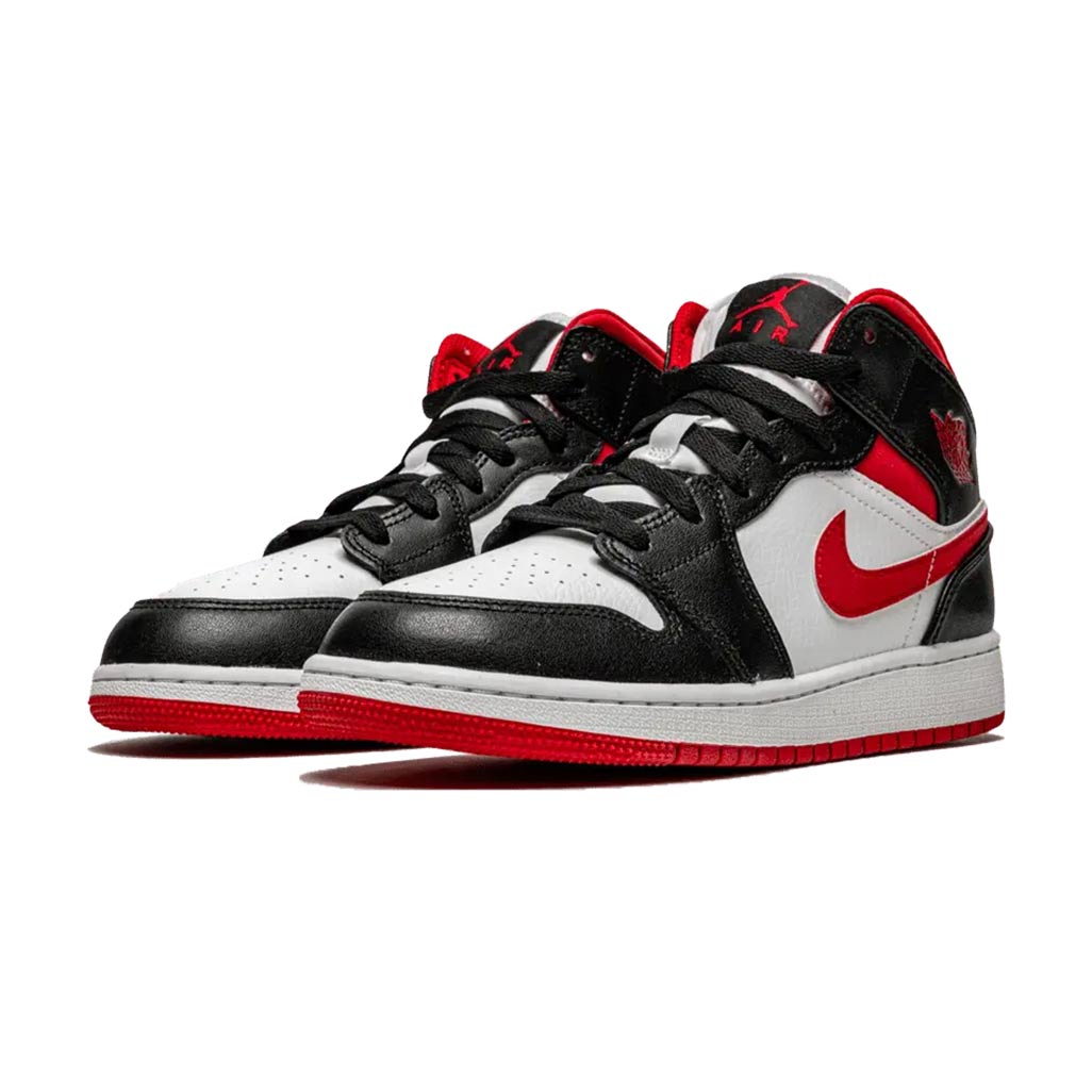 Air Jordan 1 Mid Gym Red Black White