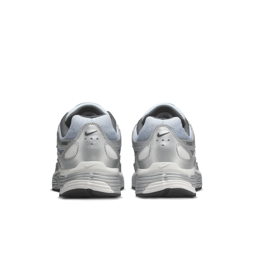 Nike P-6000 Metallic Silver Summit White Grey - 2