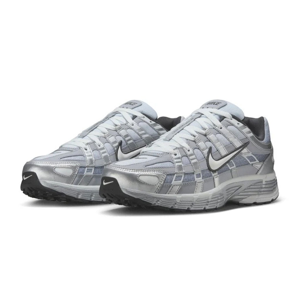 Nike P-6000 Metallic Silver Summit White-Wolf Grey