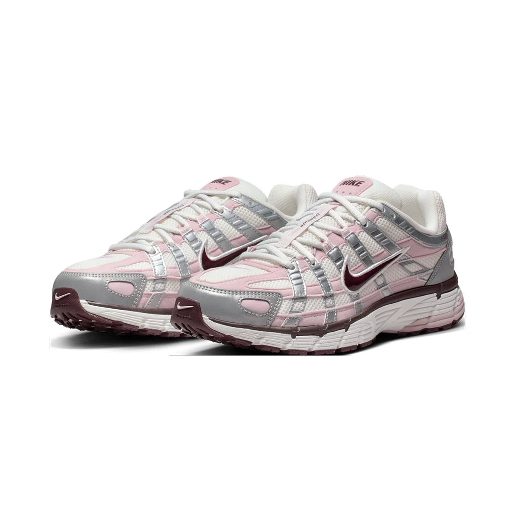 Nike P-6000 Silver Burgundy Plum Chalk W - 4