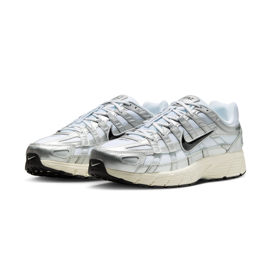 Nike P-6000 White Metallic Silver - 3
