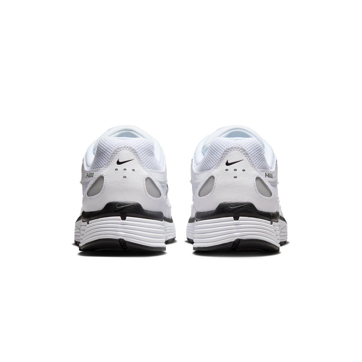 Nike P-6000 White Metallic Silver Black - 4
