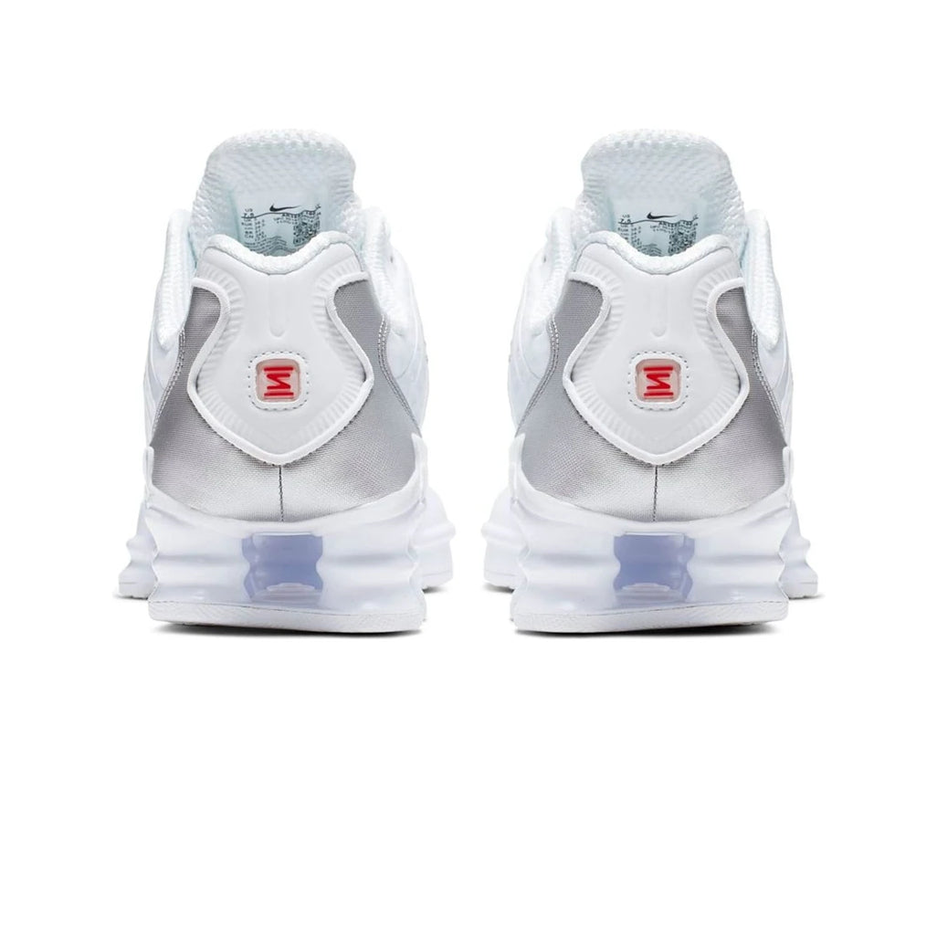 Nike Shox TL White Metallic Silver Max Orange - 5