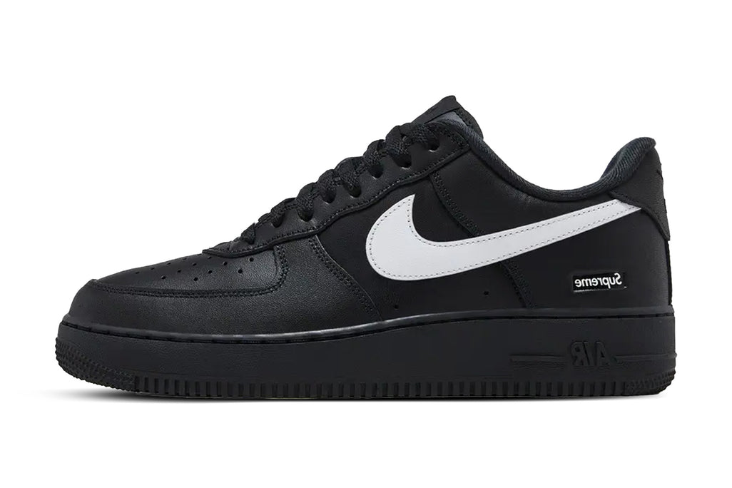 Nike x Supreme Air Force 1 Low Black White - 1