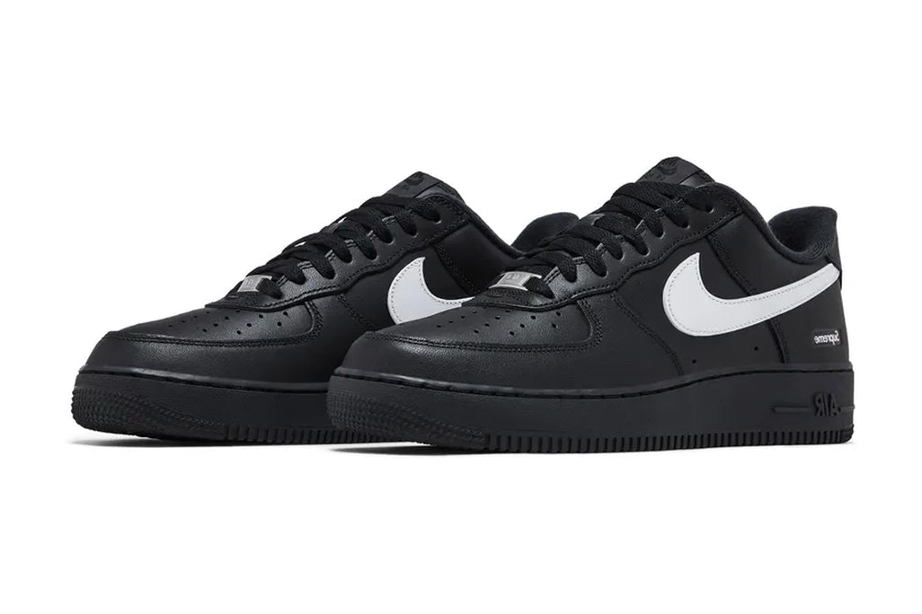Nike x Supreme Air Force 1 Low Black White - 4