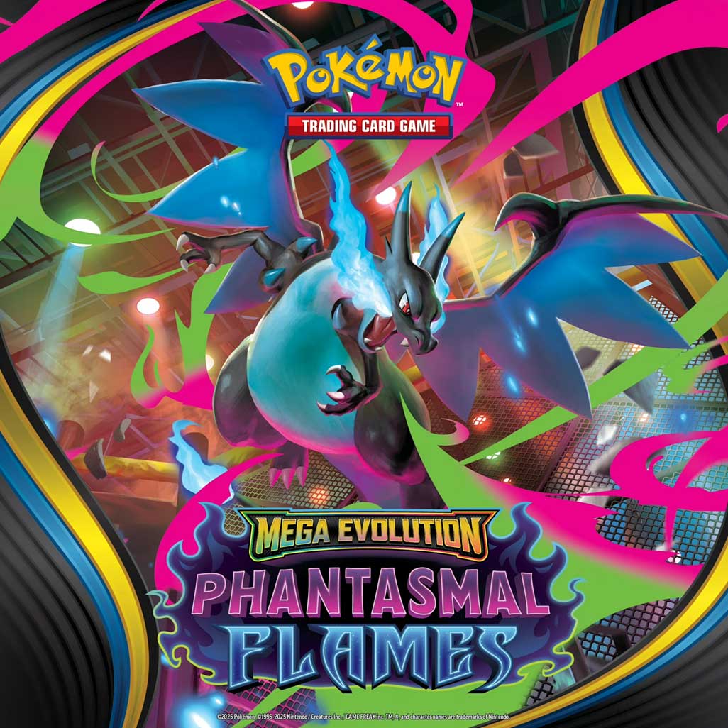 2025 Pokémon Mega Evolution Phantasmal Flames Booster Bundle