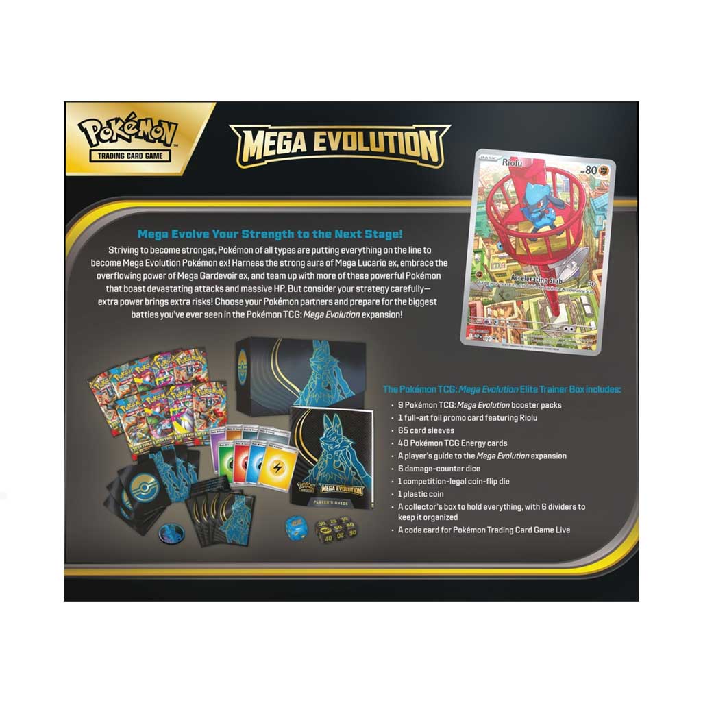 Pokémon Mega Evolution - Mega Lucario - Base Set - Elite Trainer Box Set