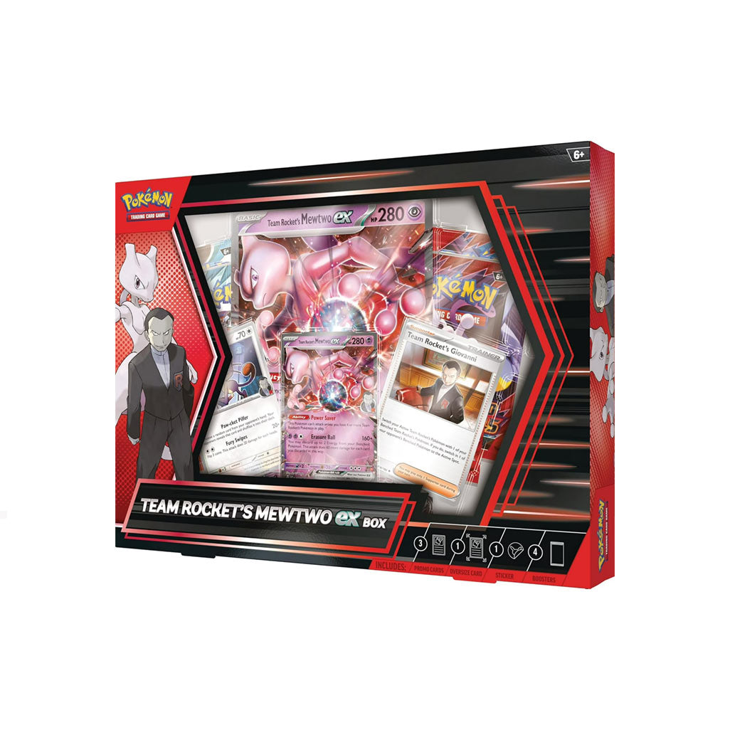 2025 Pokémon Scarlet & Violet Destined Rivals Team Rocket's Mewtwo EX Box