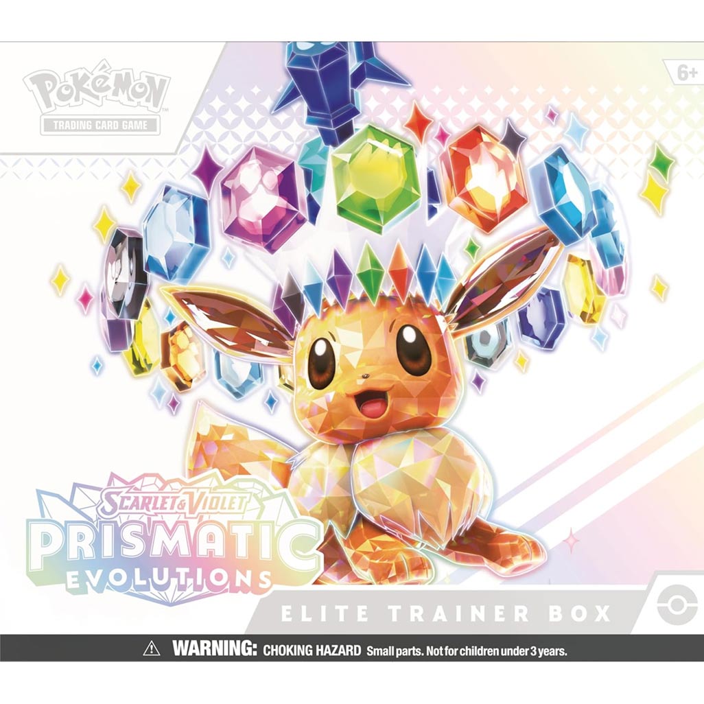 Pokémon Scarlet & Violet Prismatic Evolutions Elite Trainer Box