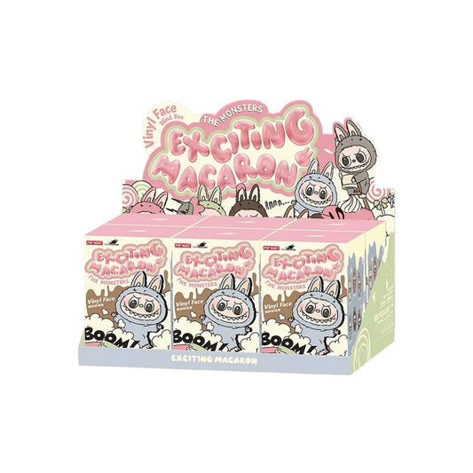 Pop Mart Labubu Macaron Vinyl Face Sealed Case - 1