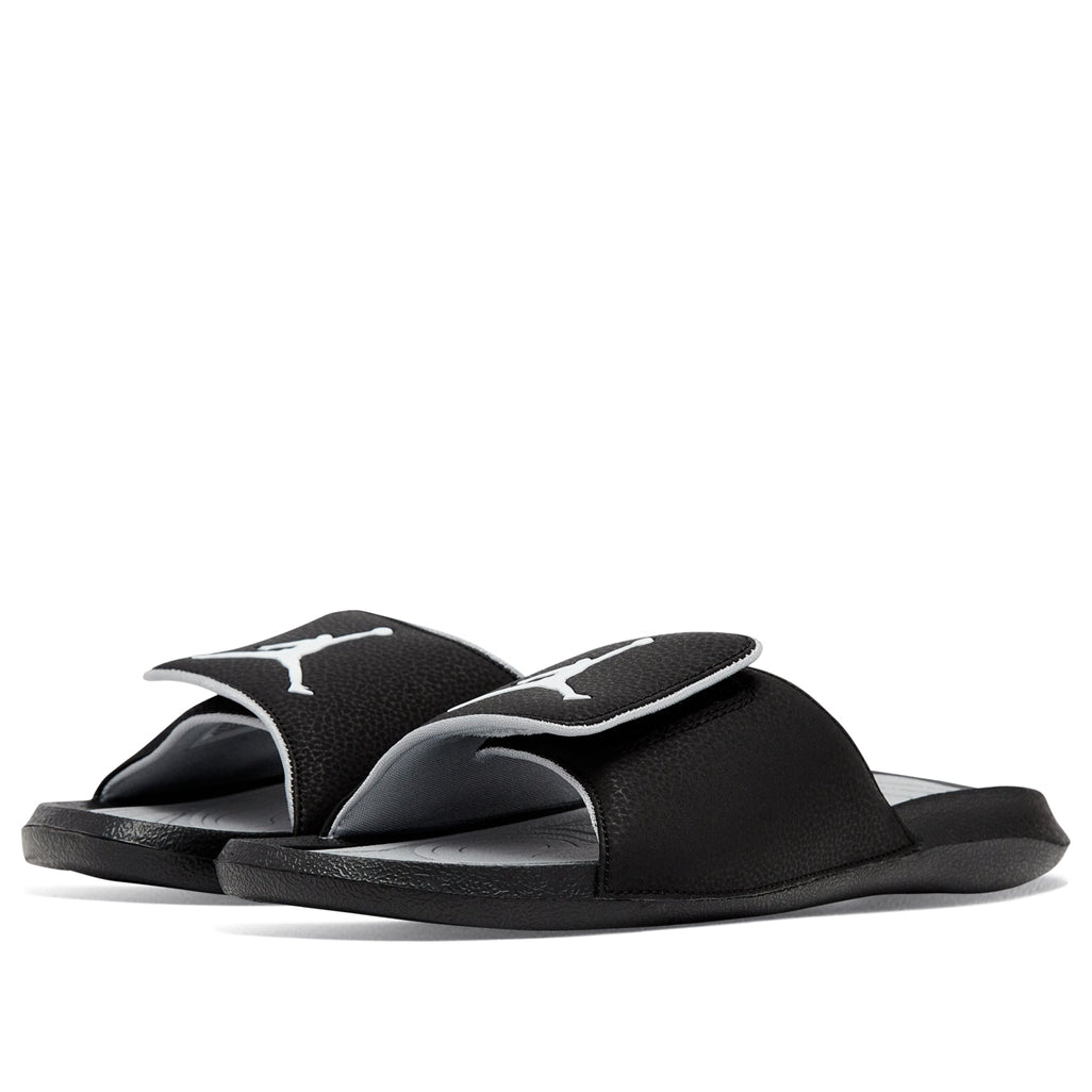 Air Jordan Hydro 6 Black White Wolf Grey