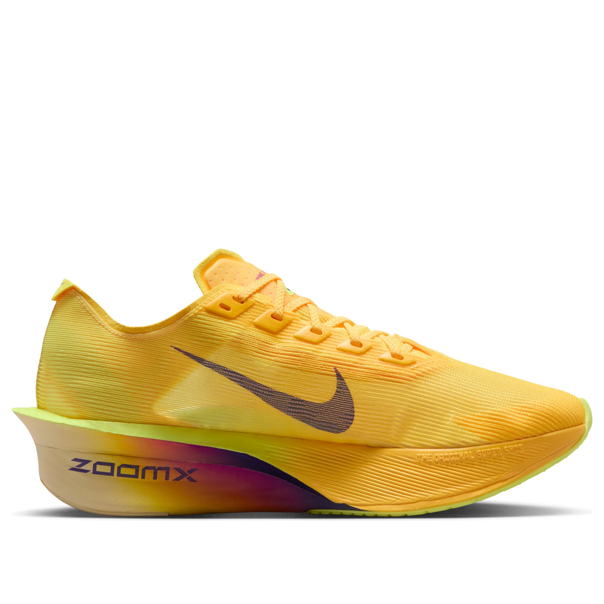 Nike ZoomX Vaporfly Next% 4 LA 26.2 Citron Pulse Indigo Burst W