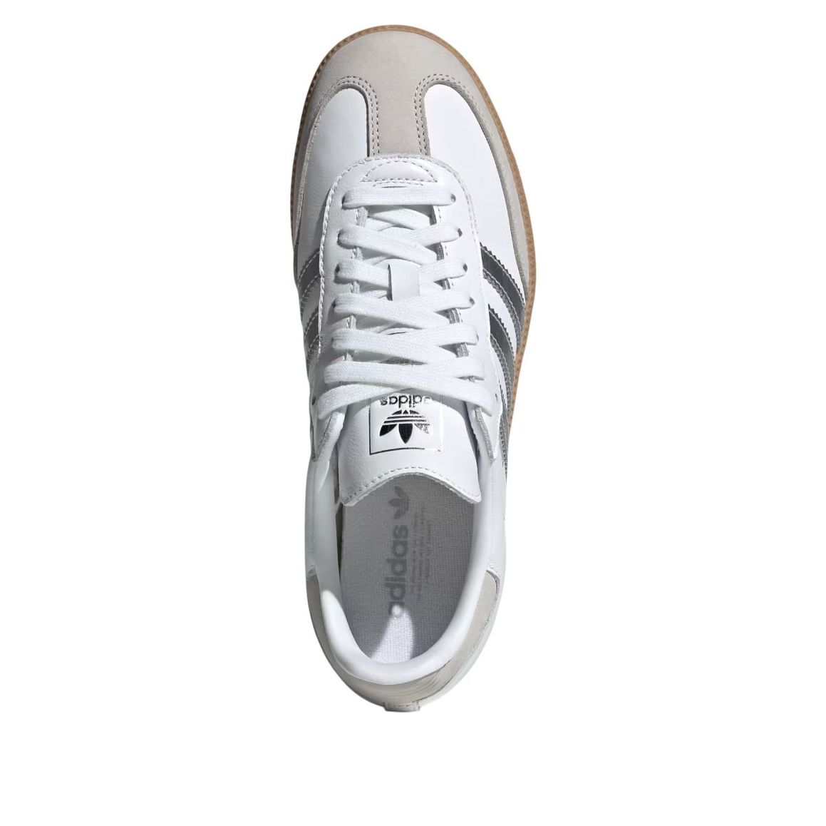 adidas Samba OG White Silver Metallic Grey W