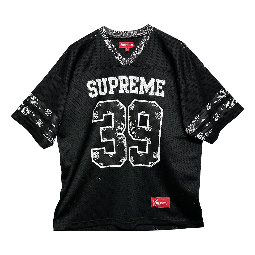 Supreme Bandana Football Jersey Black - 1