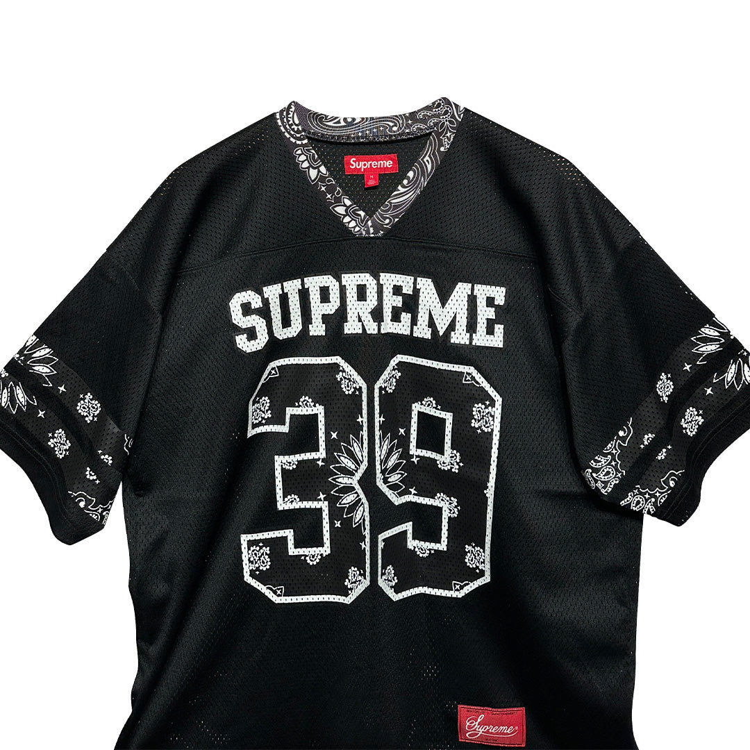 Supreme Bandana Football Jersey Black - 3