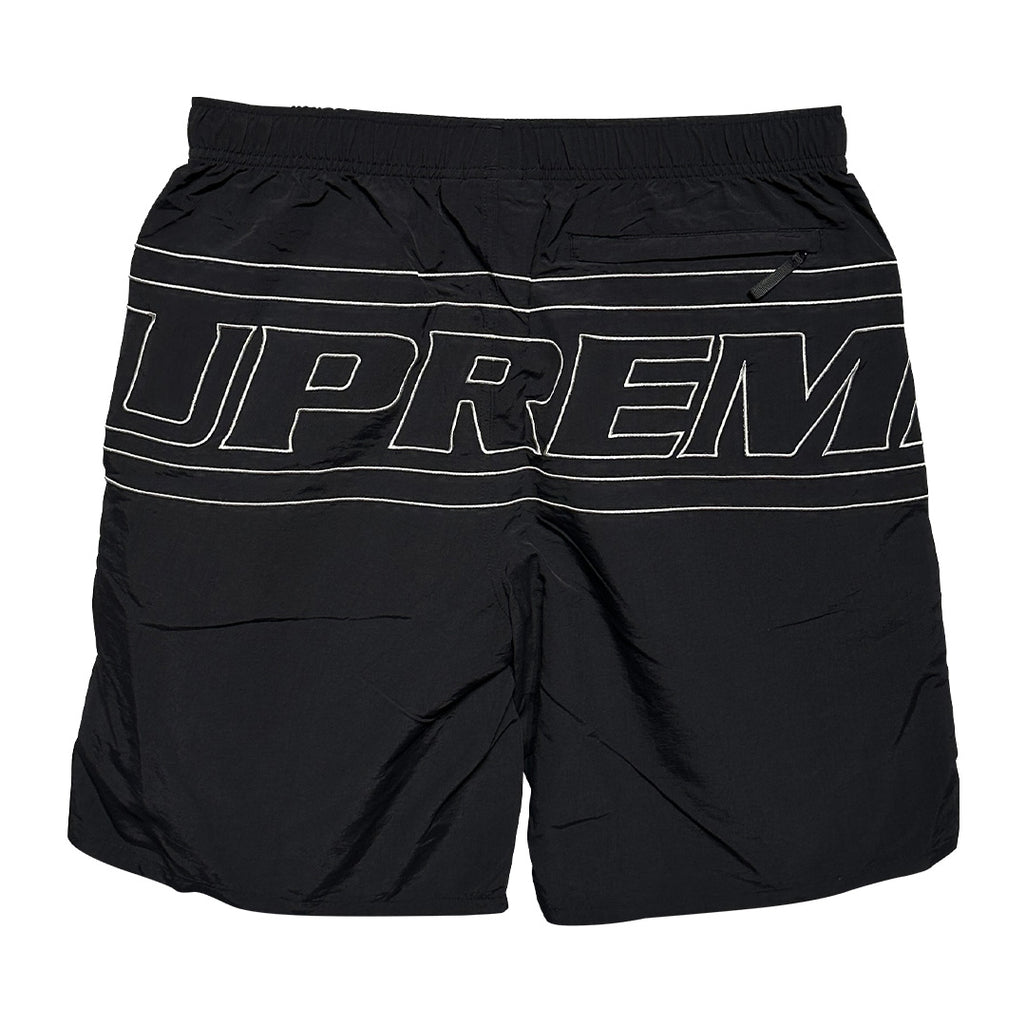 Supreme Big Logo Nylon Short Black - 2