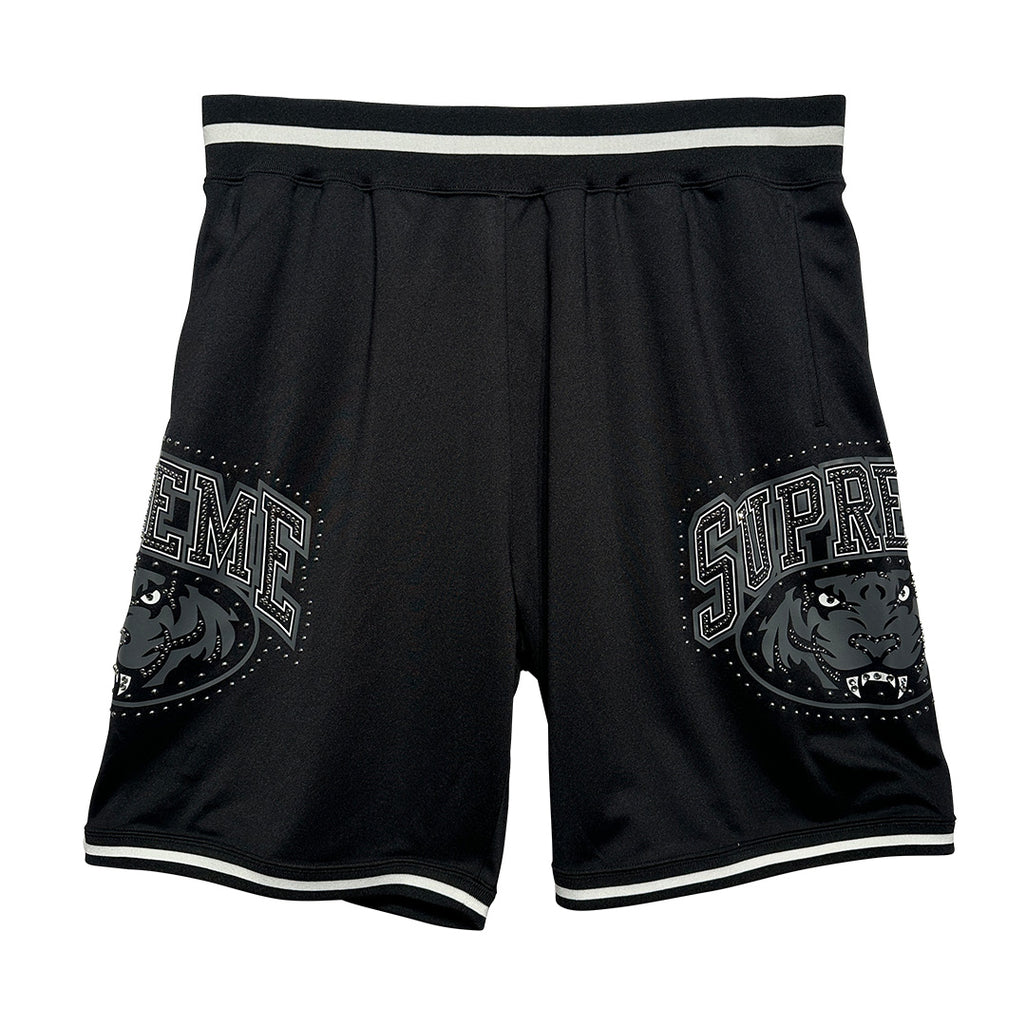 Supreme Studded Basketball Shorts Black - 1
