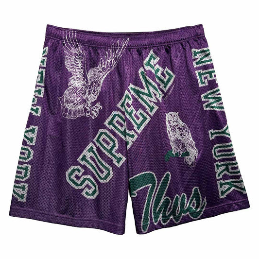 Supreme Varsity Mesh Short Purple - 1