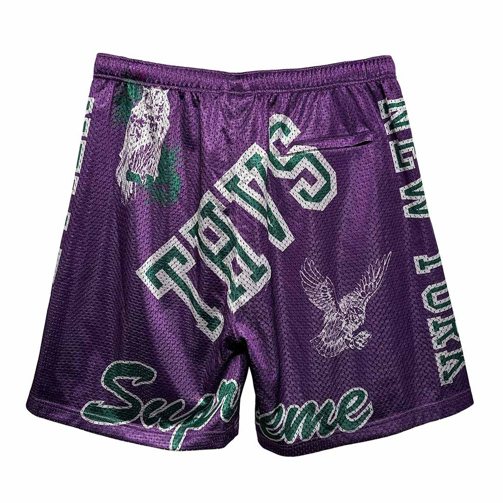 Supreme Varsity Mesh Short Purple - 2