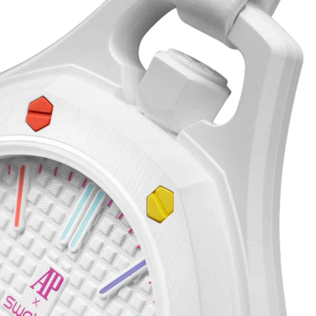 Swatch x Audemars Piguet Bioceramic Royal Pop Huit Blanc SSX03W100N