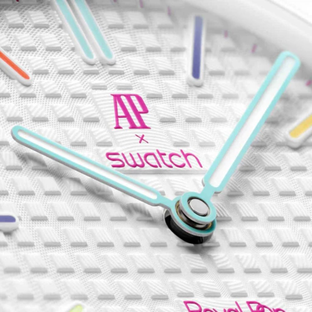 Swatch x Audemars Piguet Bioceramic Royal Pop Huit Blanc SSX03W100N