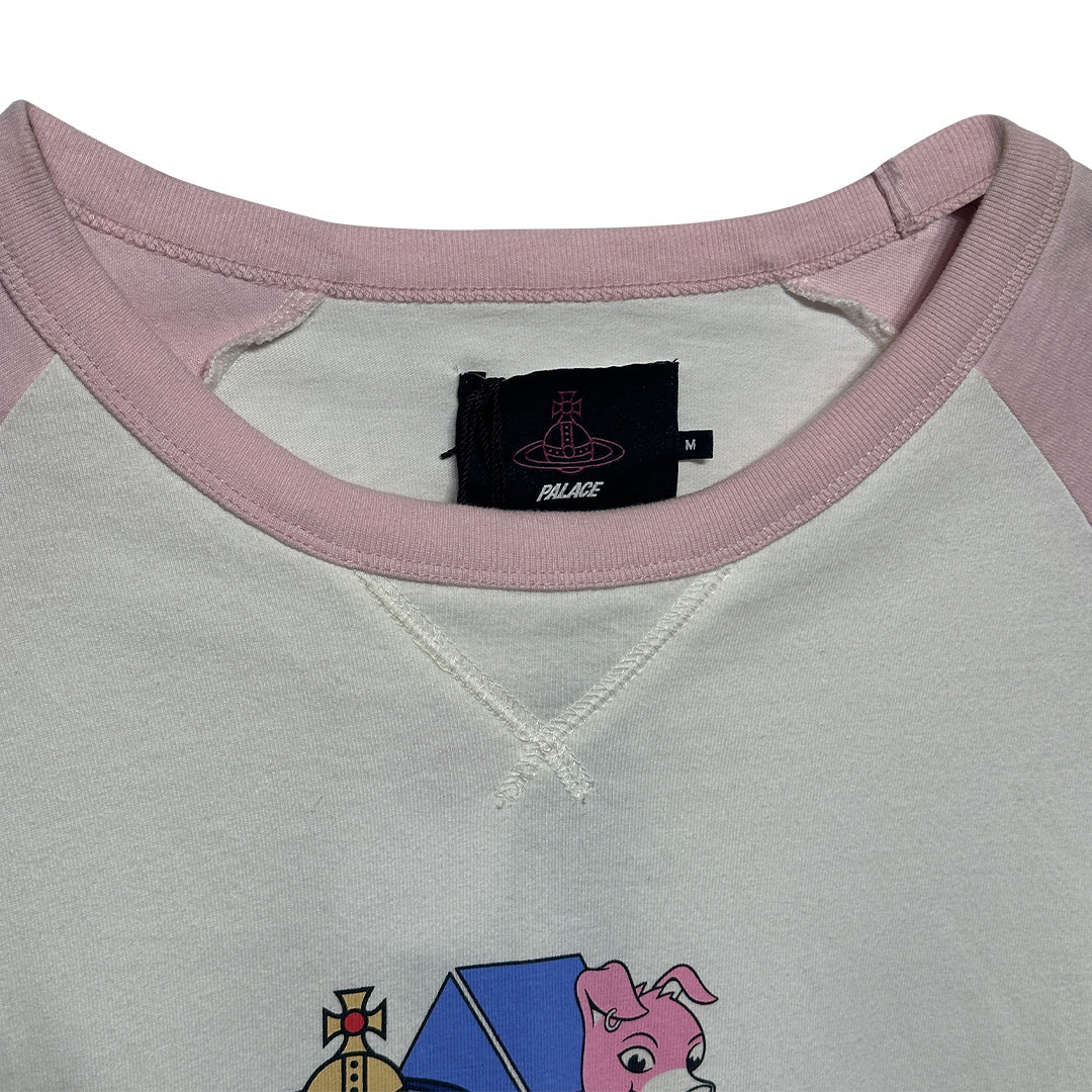 Vivienne Westwood Raglan Long Sleeve White Pink - 4